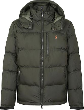 Ralph Lauren Donzen Bomberjack - Heren - Winterjassen - Groen - S - Leer - Jassen