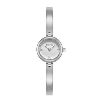 Bertha Sunglasses Lola Ladies Quartz Watch in Silver at Nordstrom