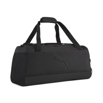 Puma Sporttasche PUMA BUZZ MEDIUM SPORTS BAG, Damen, Gr. B/H/T: 60cm x 29cm x 25cm, schwarz (puma schwarz), Netz, Polyester, unifarben, Taschen Sporttasche