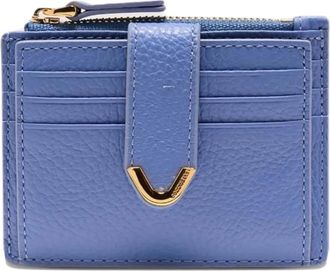 Coccinelle Portacarte con zip - Blu