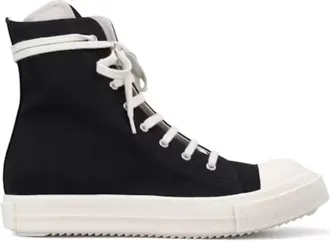 Rick Owens Denim Low Top Sneakers