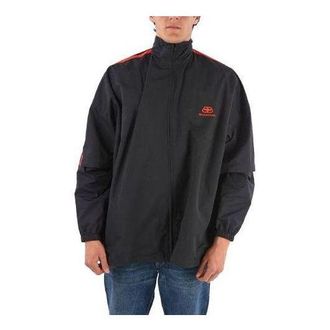 Balenciaga Double Sleeve Zip-Up Jacket Black 602278TG0114100