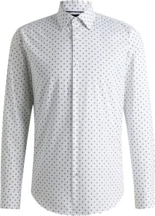 HUGO BOSS Overhemden > Nette Overhemden - Heren - Zakelijke Overhemden - Wit - L - Overhemden