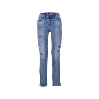 Buena Vista Dames, Jeans, Blauw, Maat: XS