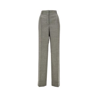 Prada Wool grisaille pants Woman 42