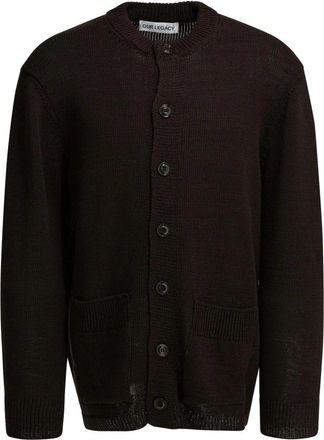 Our Legacy Parlor Cardigan - Heren - Vesten - Bruin - M - Truien & Vesten