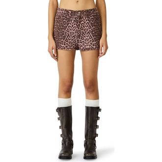 Steve Madden Cait High Waist Shorts in Hot Spots Print at Nordstrom, Size 26