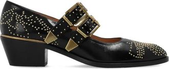 Chlo&eacute; Susanna Pump - Dames - Pumps - Zwart - 38 EU - Leer - Schoenen