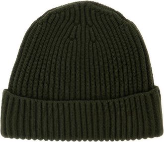 Stone Island Boys Kids Beanie Green Tech Fabric Hat