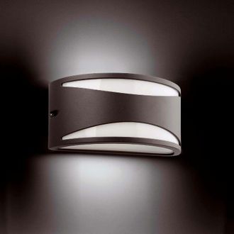 Faro Barcelona Faro Barcelona - Faro Bonn-2 - 1 Light Outdoor Wall Light Dark Grey IP44, E27