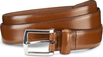 Allen Edmonds Midland Ave. Leather Belt in Walnut at Nordstrom, Size 40