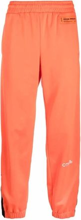 Heron Preston Heren, Broeken, Oranje, Maat: S Katoen