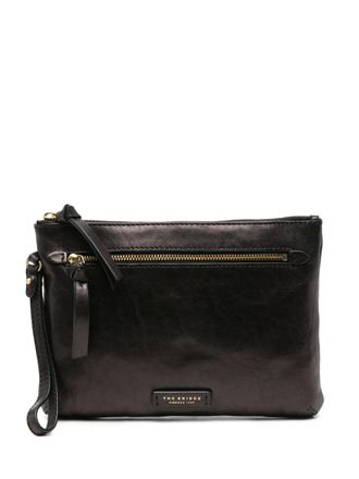 The Bridge Ingrid clutch bag - women - Leather/Metal - OS - Black