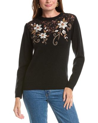 Johnny Was The Lace Wool & Cashmere-Blend Sweater