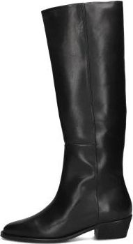 Toral Shoes Stijlvolle Lange Laarzen - Dames - Hoge Laarzen - Zwart - 37 EU - Leer - Schoenen