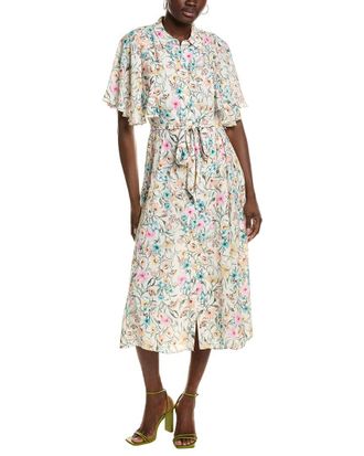 Vince Camuto Flutter Sleeve Dress
