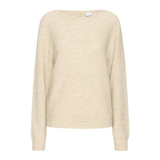 Ichi Ichi, Dames, Truien, Beige, Maat: M Wol