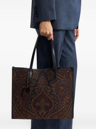 Etro Love Trotter Tote Bag - Navy