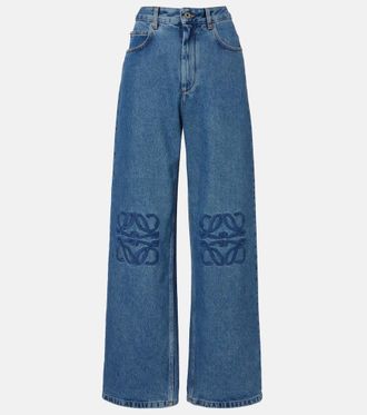 Loewe Anagram wide-leg jeans