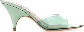 Gianvito Rossi Green Sofia Heels