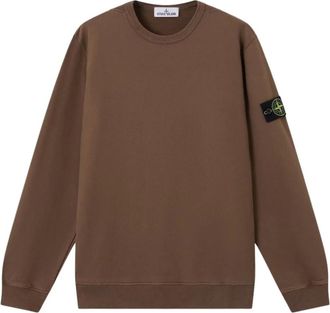 Stone Island Felpe Compass in cotone - - Sweatshirts & Hoodies - Uomo - Marrone - M
