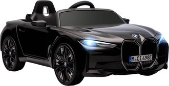 OEM Coche El&eacute;ctrico Para Ni&ntilde;os 37-72 Meses Autorizaci&oacute;n Bmw I4 Con Control Remoto Y Cintur&oacute;n De Seguridad 115x67x45cm Negro