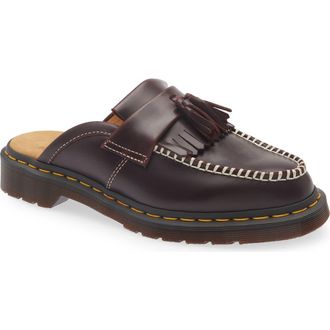 Dr. Martens Adrian Ben Loafer Mule in Cherry Red at Nordstrom, Size 10Us