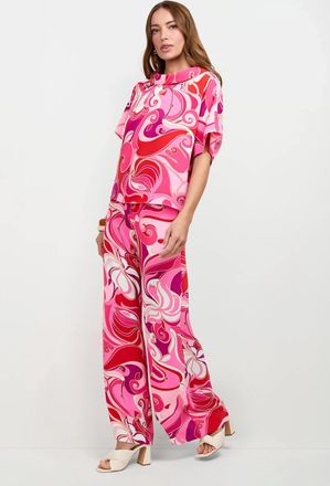 Trina Turk Honeysuckle Boatneck Top