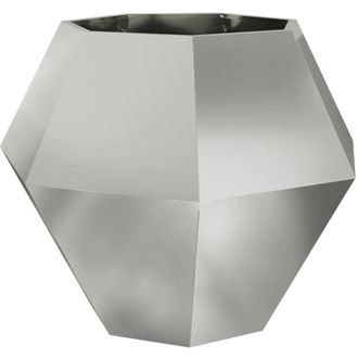 vidaXL Jardinera Plateado 100 x 100 x 80 cm Acero Galvanizado vidaXL