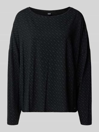 HUGO BOSS Relaxed Fit Pyjama-Oberteil aus Lyocell-Mix in Black, Gr&ouml;&szlig;e L