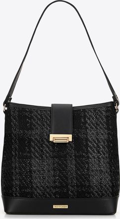 Wittchen Dames Boucl&eacute; Stoffen Tas Zwart Polyester