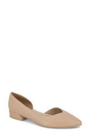Kenneth Cole Carmina Half dOrsay Flat in Chai at Nordstrom Rack, Size 5.5