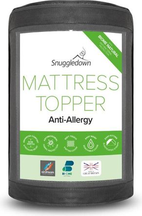 Snuggledown Snuggledown Airstream Anti Allergy Mattress Topper, Medium Support, Super King