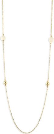 Panacea Howlite Station Necklace in Ivory at Nordstrom