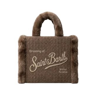 MC2 Saint Barth Colette Shearling Rib - - Bags - Donna - Marrone - ONE SIZE