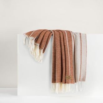 Lands Downunder Fiji Stripe Throw in Copper at Nordstrom