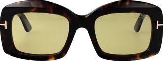 Tom Ford Squared Sunglasses Ft1218 52 E