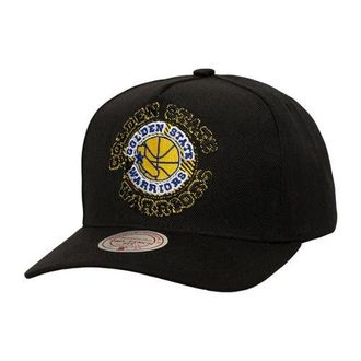 Mitchell & Ness Mens Mitchell & Ness Black Golden State Warriors Tilted Pro Pinch Adjustable Hat at Nordstrom
