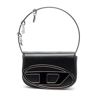 Diesel Handbags, female, Black, Size: ONE SIZE 1DR Shoulder Bag