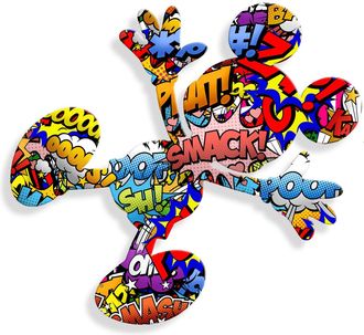 Arte Dal Mondo Adm - Impresión en Acrílico splat on Pop Art