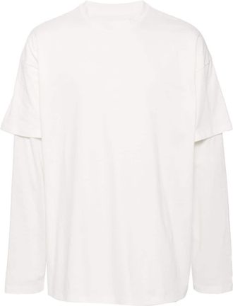 Jil Sander logo-print t-shirt - men - Cotton - 50 - White
