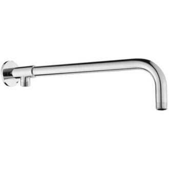 OEM Brazo De Ducha De Acero Inoxidable De 33 Cm Con Soporte De Cobre, Brazo De Ducha Cromado Plateado Pulido Para Cabezal De Ducha Tipo Lluvia - Crezuo