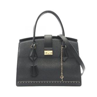 Louis Vuitton Pre-owned Cour Marly MM Leren Handtas - Dames - Pre-owned - Zwart - Maat: ONE Size Leer