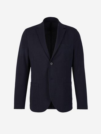 Harris Wharf London Textured Cotton Blazer