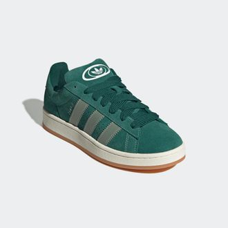 adidas Sneaker ADIDAS ORIGINALS CAMPUS 00S, Herren, Gr. 38,5, weiss (collegiate gr&uuml;n, silber gr&uuml;n, sanftes wei&szlig;), Leder, Schuhe Sneaker