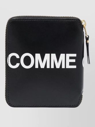 Comme Des Garçons large logo zip wallet