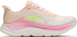 Hoka One One Clifton 11 Running Shoes in Tangerine Glow/White Women