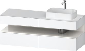 Duravit Qatego Consola Mueble Bajo Lavabo, 2 Extensiones, 2 - Duravit