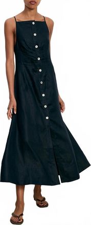 Veronica Beard Georges Midi Dress In Navy