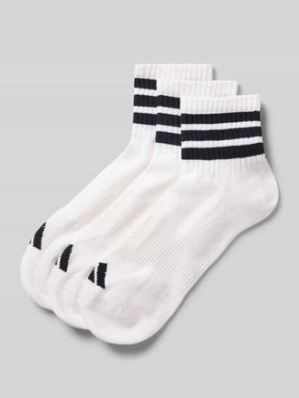 adidas Str&uuml;mpfe aus Baumwoll-Mix im 3er-Pack in Weiss, Gr&ouml;&szlig;e 34-36